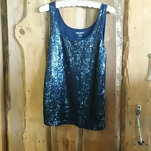Old Navy Sparkly sequined tank top XL